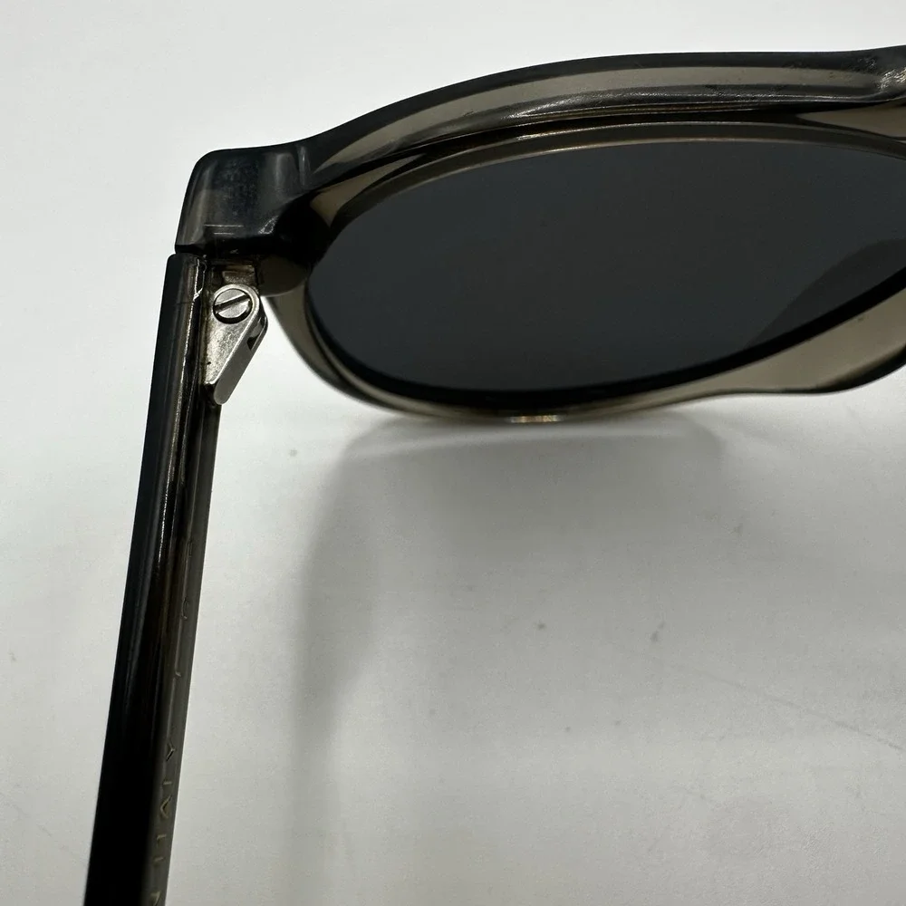 L.G.R Pilot 53-20 Gray Acetate Handmade Designer Italy Men's Designer Sunglasses